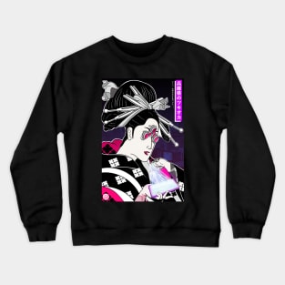 Tsukioka, Ensui's cyber courtesan Crewneck Sweatshirt